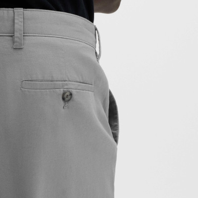 Regular Fit Linen Blend Chinos