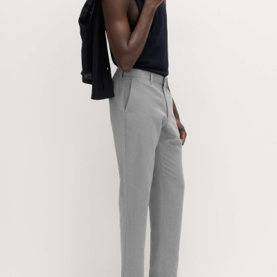 Regular Fit Linen Blend Chinos