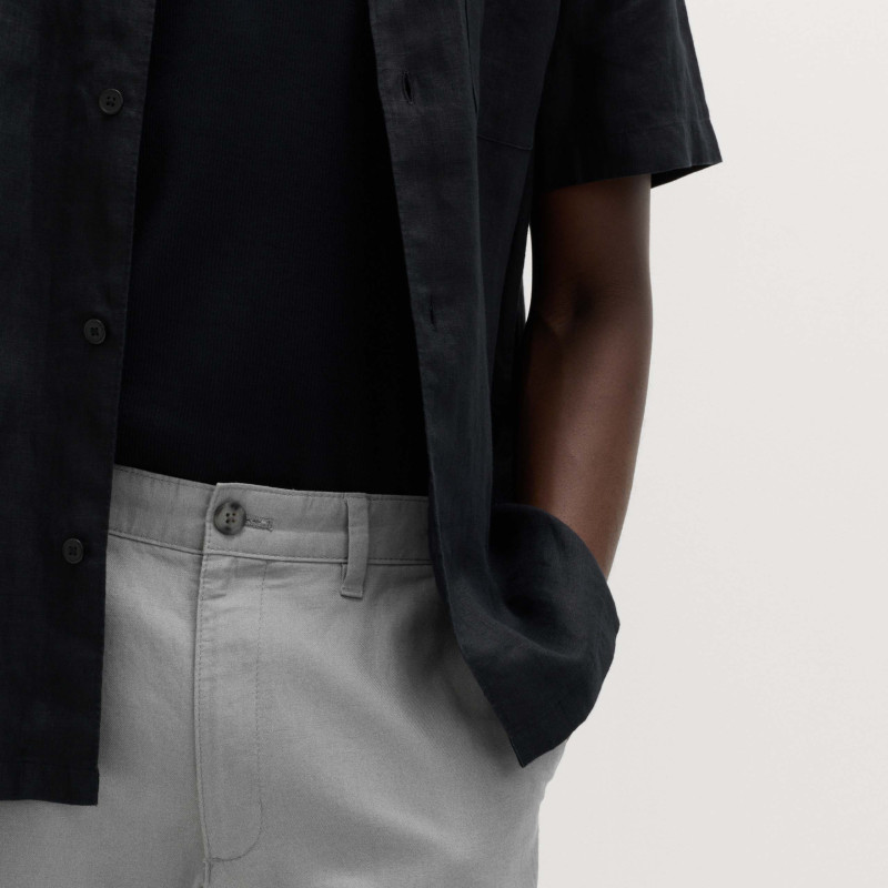 Regular Fit Linen Blend Chinos