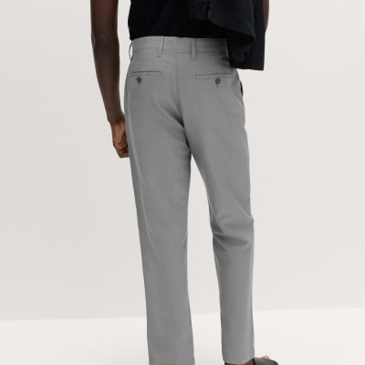 Regular Fit Linen Blend Chinos