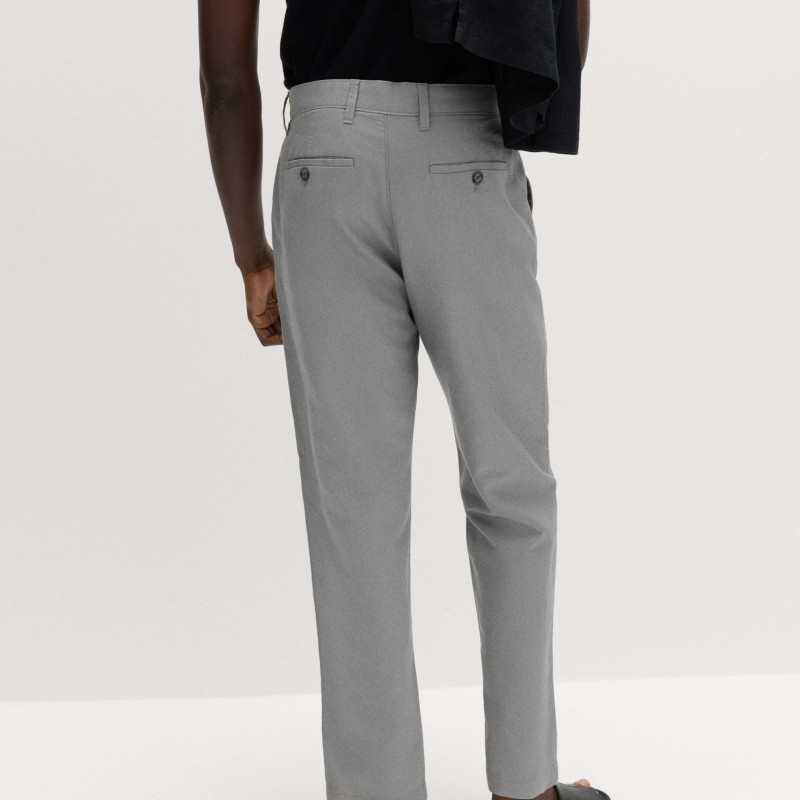 Regular Fit Linen Blend Chinos