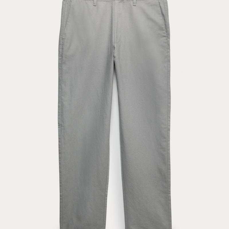 Regular Fit Linen Blend Chinos