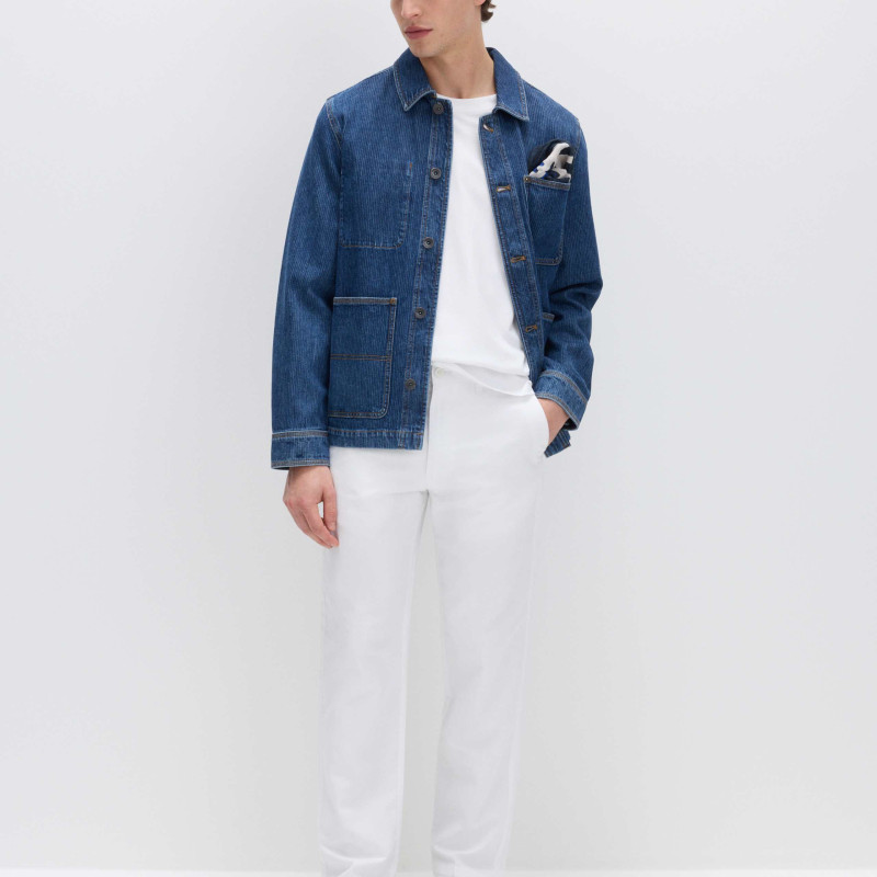 Regular Fit Linen Blend Chinos