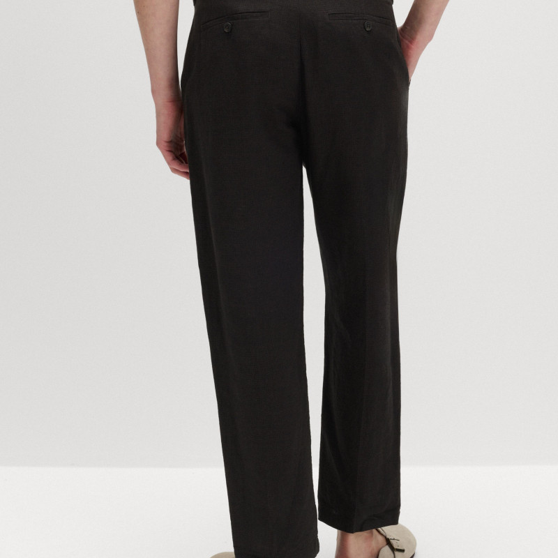 Regular Fit Linen Blend Chinos