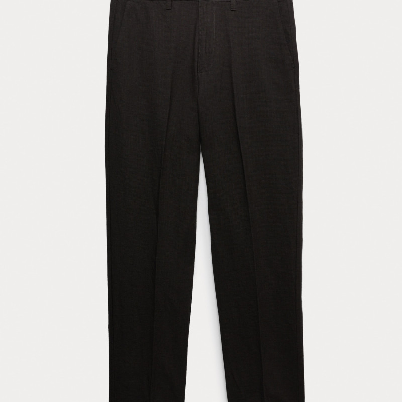 Regular Fit Linen Blend Chinos