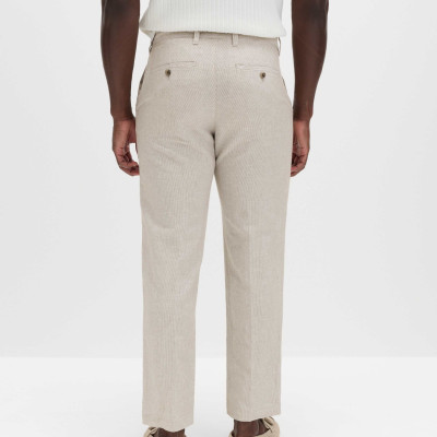 Regular Fit Linen Blend Chinos