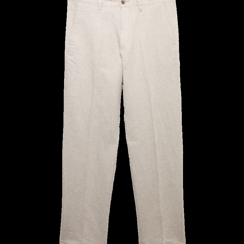 Regular Fit Linen Blend Chinos