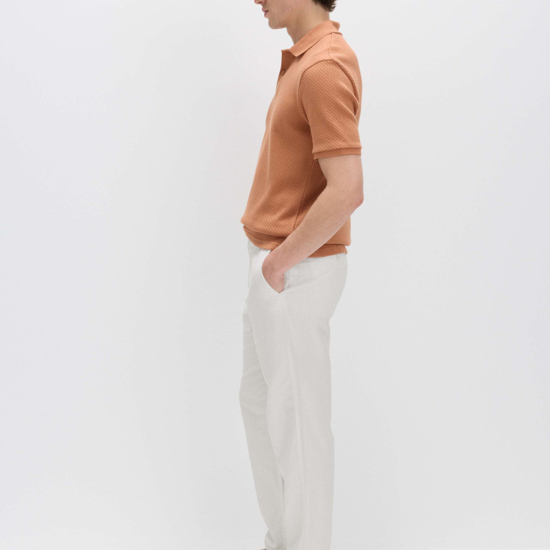 Regular Fit Linen Blend Chinos
