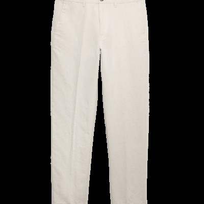 Regular Fit Linen Blend Chinos
