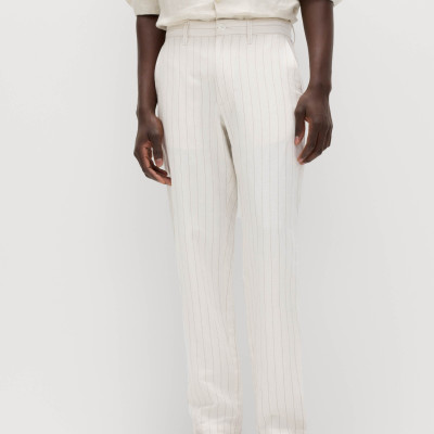 Regular Fit Linen Blend Chinos