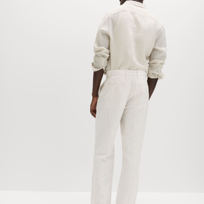 Regular Fit Linen Blend Chinos
