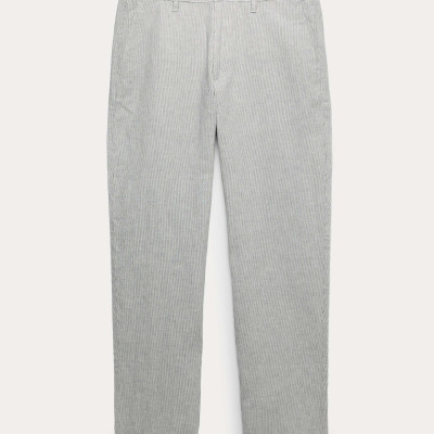 Regular Fit Linen Blend Chinos