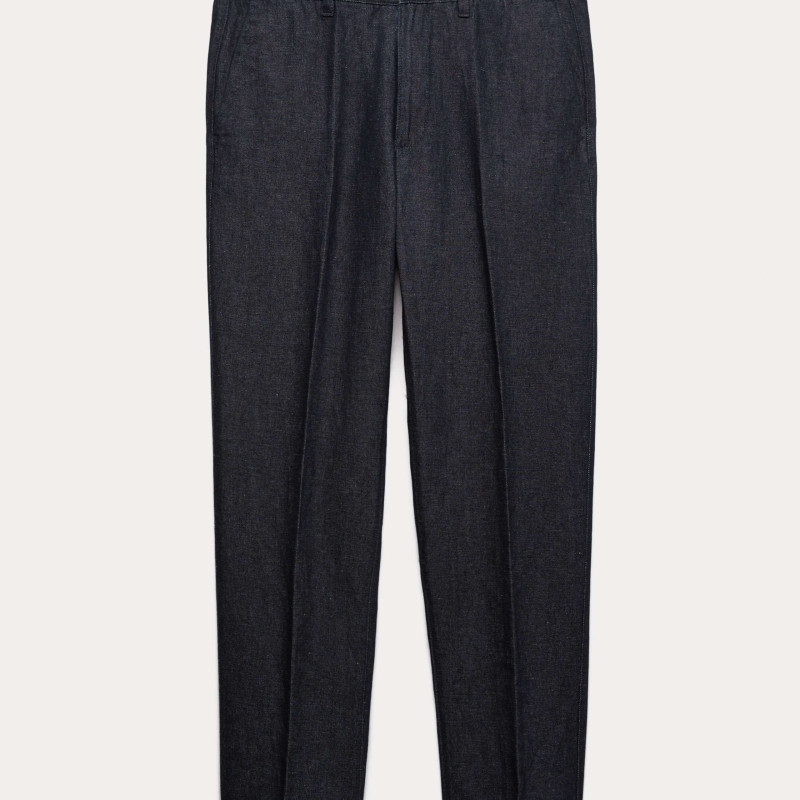 Regular Fit Linen Blend Chinos