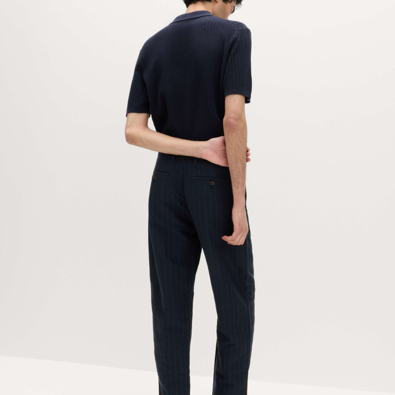 Regular Fit Linen Blend Chinos