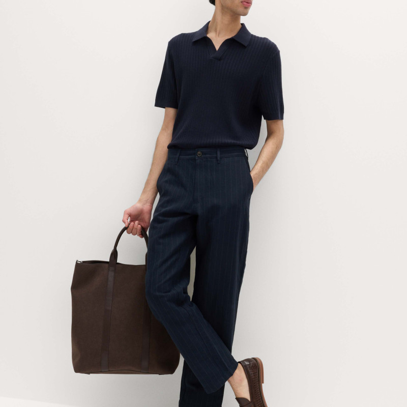 Regular Fit Linen Blend Chinos