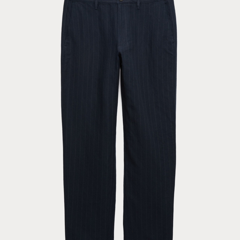 Regular Fit Linen Blend Chinos