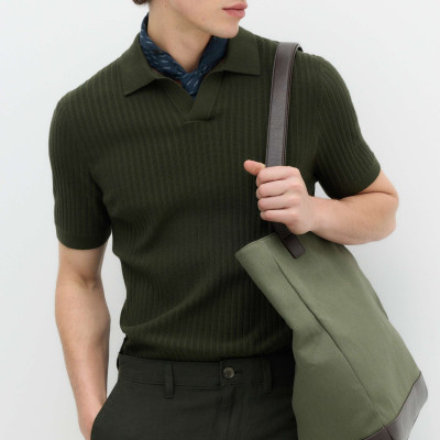 Regular Fit Linen Blend Chinos