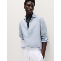 Regular Fit Pure Linen Shirt