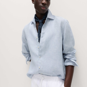 Regular Fit Pure Linen Shirt Regular Fit Pure Linen Shirt
