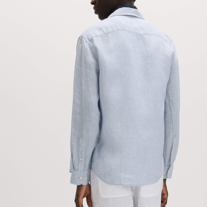 Regular Fit Pure Linen Shirt