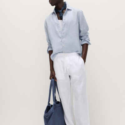 Regular Fit Pure Linen Shirt