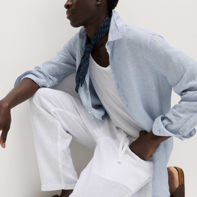 Regular Fit Pure Linen Shirt