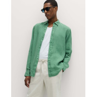 Pure Linen Garment Dye Shirt