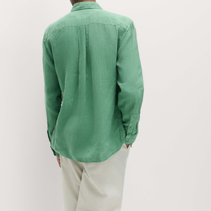 Pure Linen Garment Dye Shirt