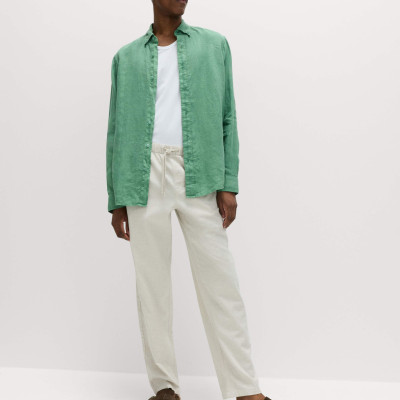 Pure Linen Garment Dye Shirt