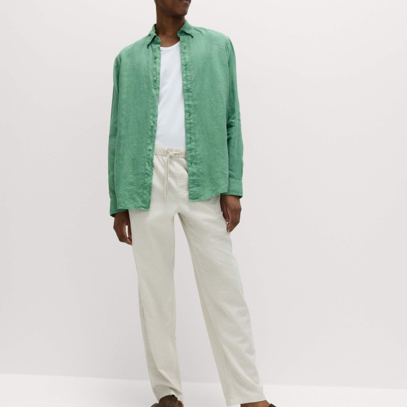 Pure Linen Garment Dye Shirt