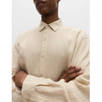 Pure Linen Check Shirt