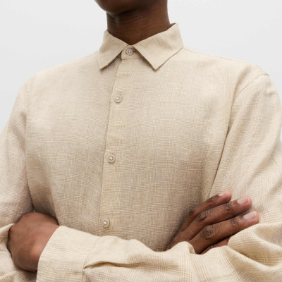Pure Linen Check Shirt Pure Linen Check Shirt