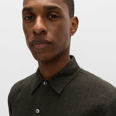 Pure Linen Check Shirt Pure Linen Check Shirt