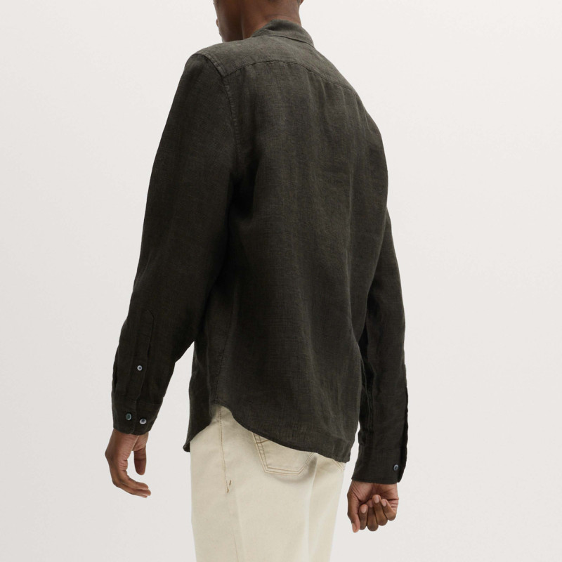 Pure Linen Check Shirt Pure Linen Check Shirt
