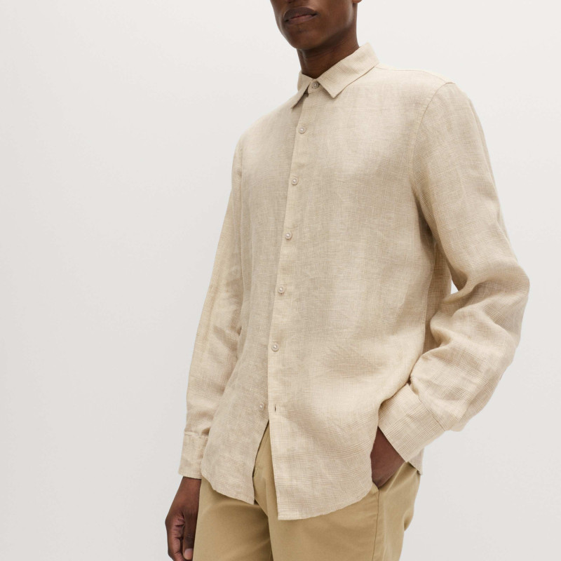 Pure Linen Check Shirt Pure Linen Check Shirt