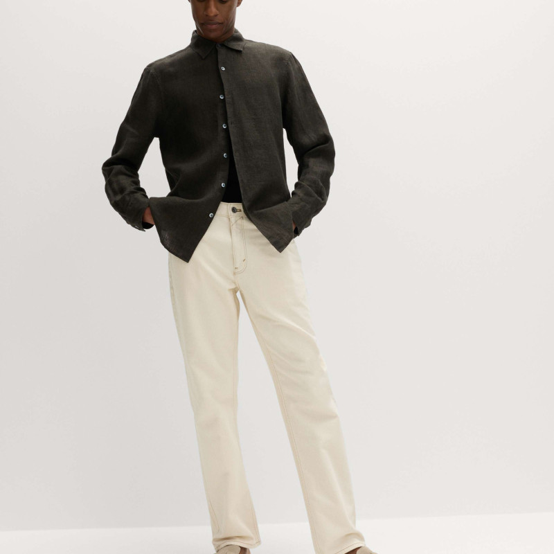 Pure Linen Check Shirt Pure Linen Check Shirt