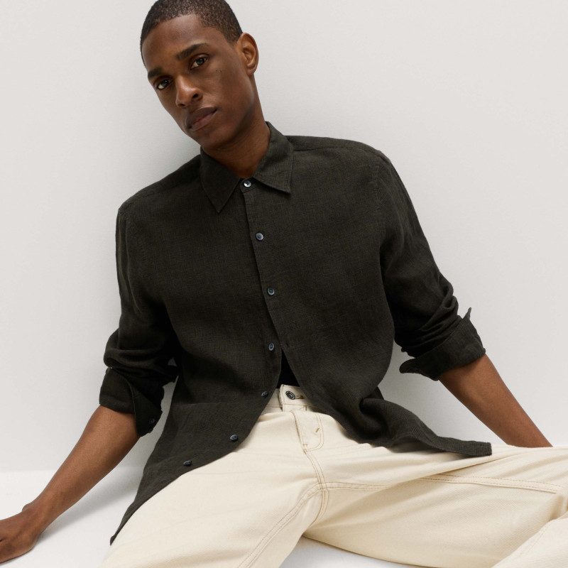 Pure Linen Check Shirt Pure Linen Check Shirt