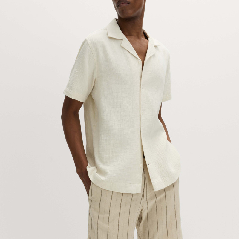Pure Cotton Textured Shirt