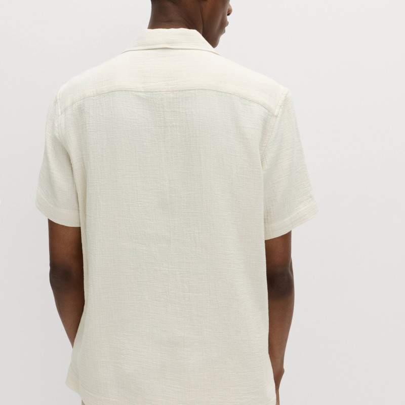 Pure Cotton Textured Shirt