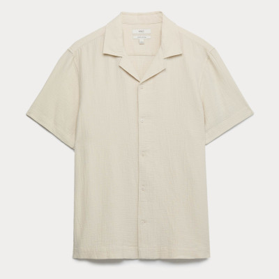Pure Cotton Textured Shirt