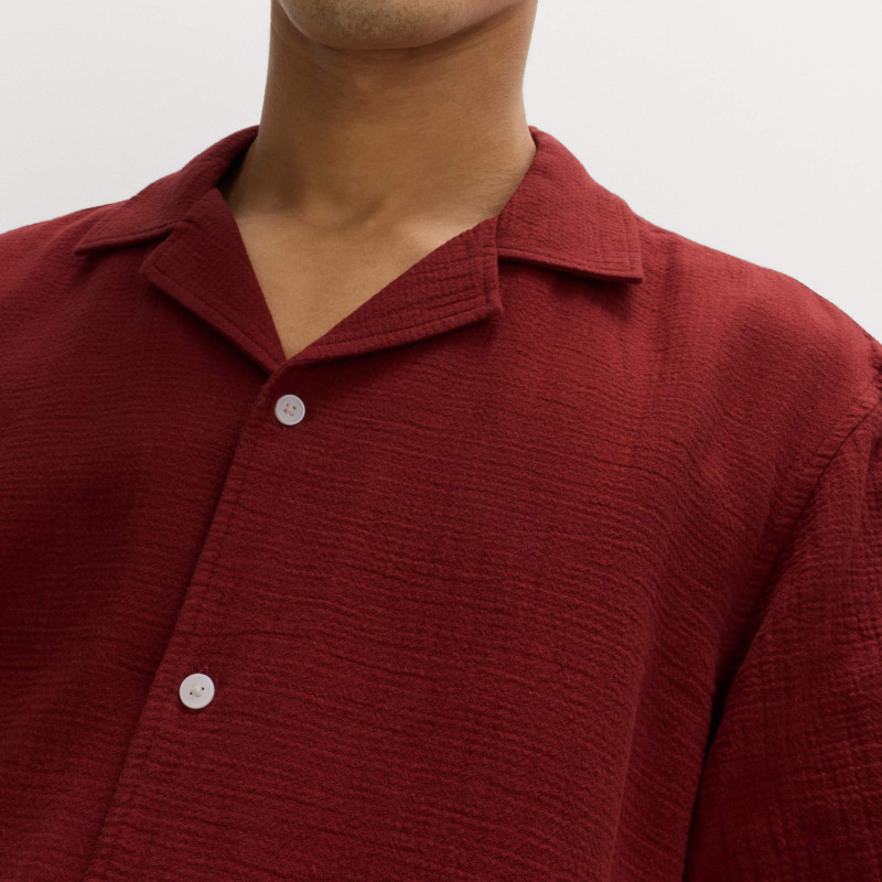 Pure Cotton Textured Shirt