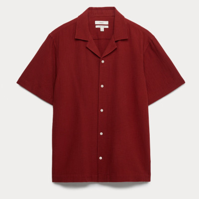 Pure Cotton Textured Shirt