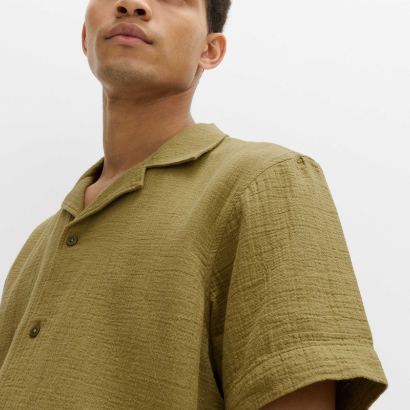 Pure Cotton Textured Shirt