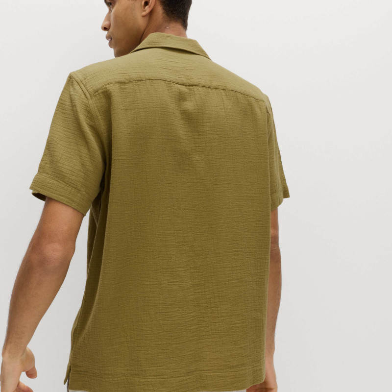 Pure Cotton Textured Shirt