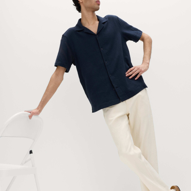 Pure Cotton Textured Shirt