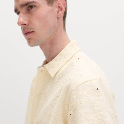 Pure Cotton Embroidered Short Sleeve Shirt Pure Cotton Embroidered Short Sleeve Shirt