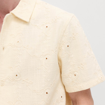 Pure Cotton Embroidered Short Sleeve Shirt Pure Cotton Embroidered Short Sleeve Shirt