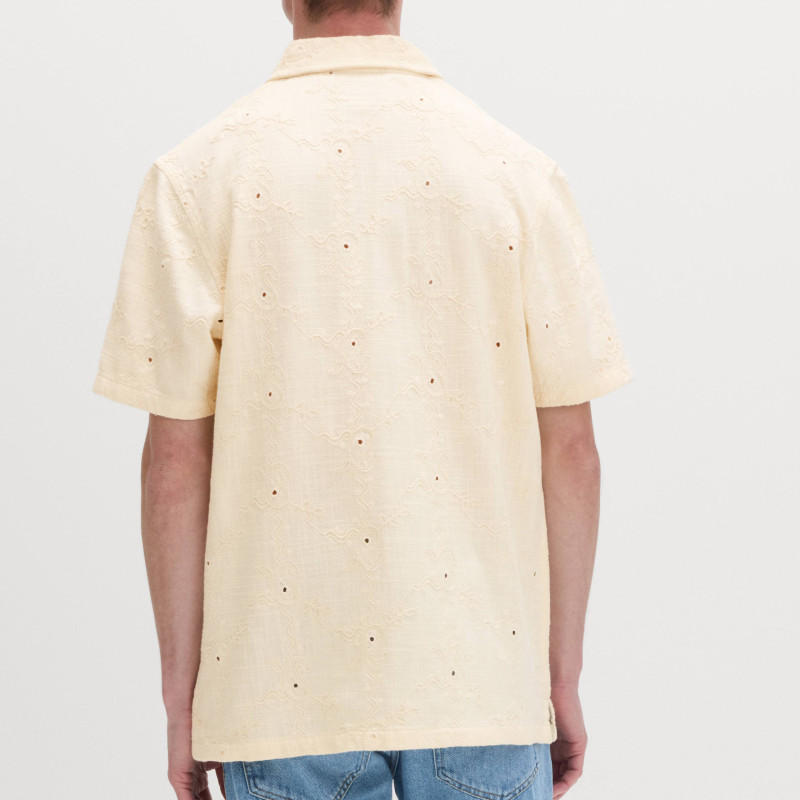 Pure Cotton Embroidered Short Sleeve Shirt Pure Cotton Embroidered Short Sleeve Shirt