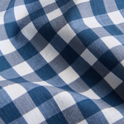 Pure Cotton Gingham Reversible Bedding Set