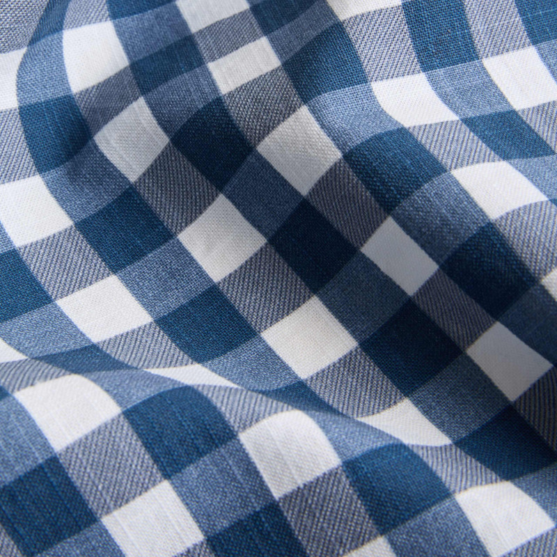 Pure Cotton Gingham Reversible Bedding Set